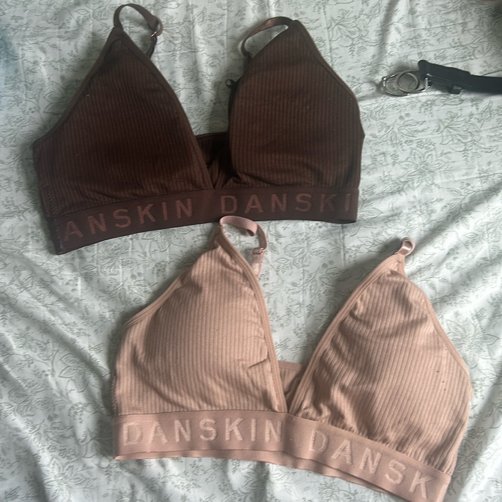 Danskin removable padding bras